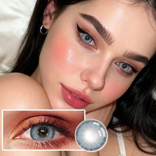 The contact lens 3D Little Devil is equipped with cat shaped contact lenses, detachable tweezers, portable outdoor daily accessories, holiday gifts, Christmas role-playing special items