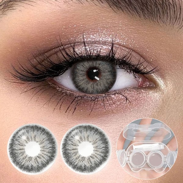 The contact lens 3D Little Devil is equipped with cat shaped contact lenses, detachable tweezers, portable outdoor daily accessories, holiday gifts, Christmas role-playing special items