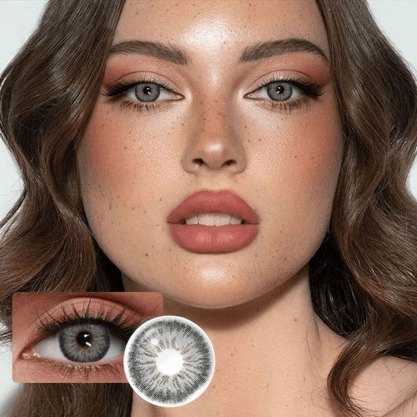 The contact lens 3D Little Devil is equipped with cat shaped contact lenses, detachable tweezers, portable outdoor daily accessories, holiday gifts, Christmas role-playing special items