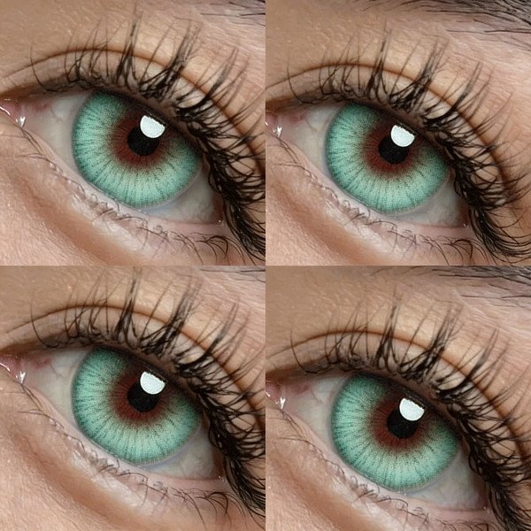 New York Green cosmetic contact lenses  Little Devil Eye Contact - Moisturizes and daily wear, enhances your appearance on holidays and birthdays, cheap, Valentine's Day, cheap goods, travel, travel essentials, room decoration,