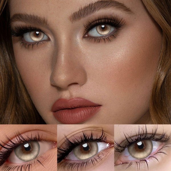 Rewind Taupe cosmetic contact lenses  Little Devil Eye Contact - Moisturizes and daily wear, enhances your appearance on holidays and birthdays, cheap, Valentine's Day, cheap goods, travel, travel essentials, room decoration