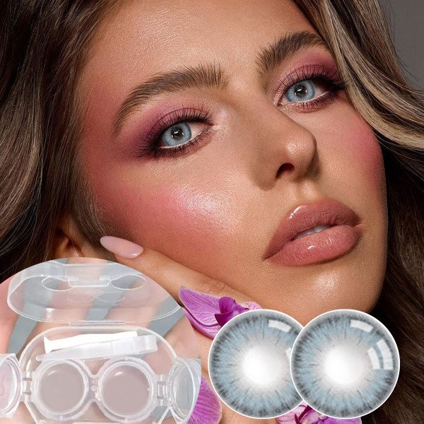 he contact lens 3D Little Devil is equipped with cat shaped contact lenses, detachable tweezers, portable outdoor daily accessories, holiday gifts, Christmas role-playing special items, makeup parties, Christmas themed items, suitable for daily wear,